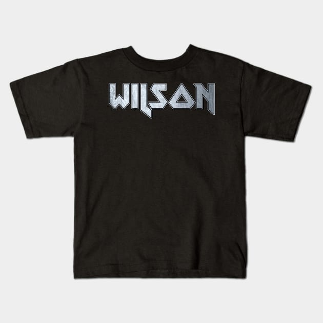 Heavy metal Wilson Kids T-Shirt by KubikoBakhar